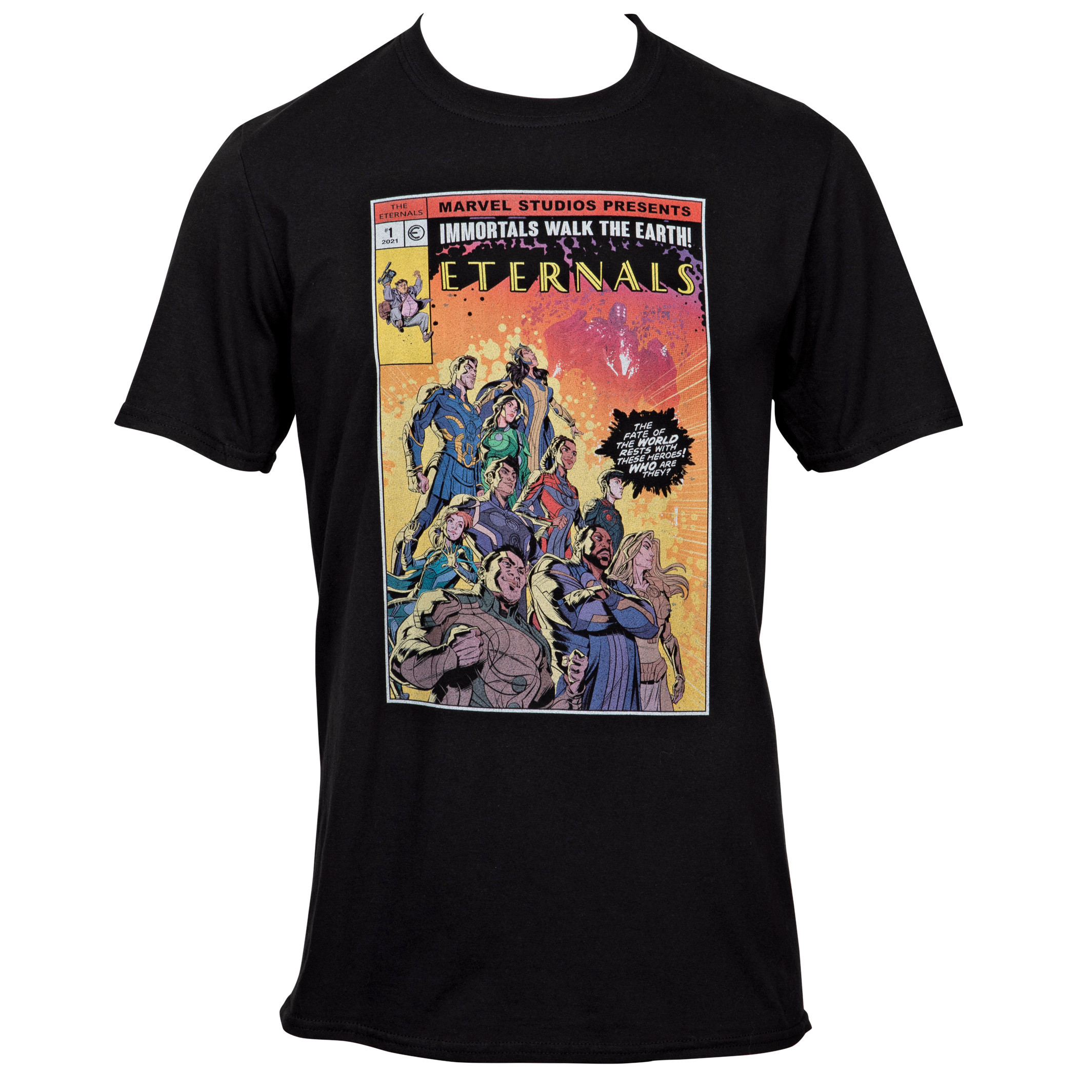 Marvel Comics Eternals Comic Cover Style T-Shirt